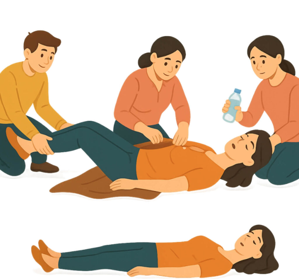 저혈압 쇼크 응급처치