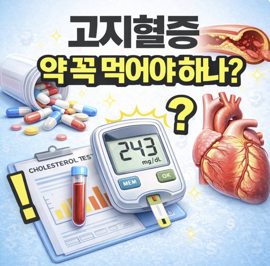 고지혈증 약 꼭 먹어야 하나
