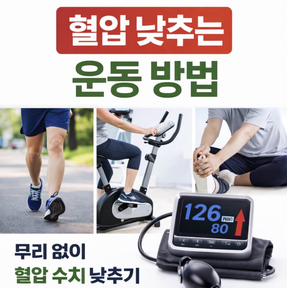 혈압 낮추는 운동