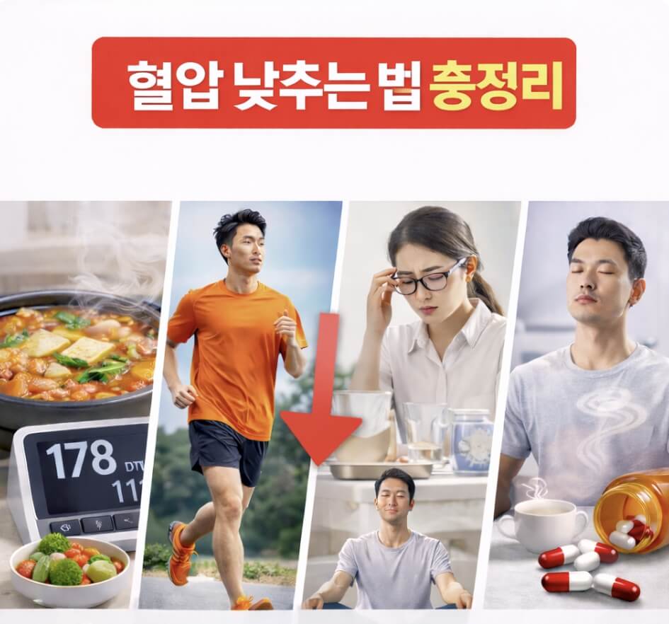 혈압 낮추는법