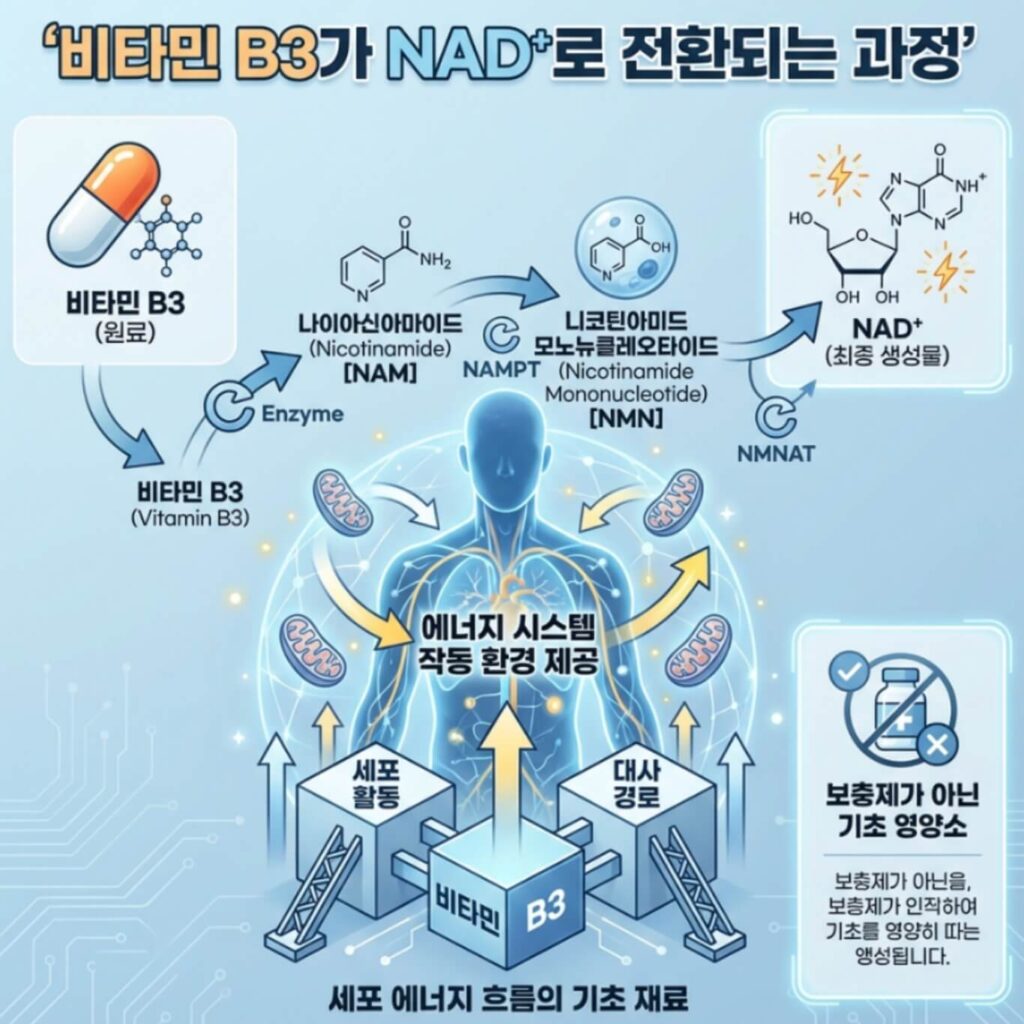 비타민 B3 NAD⁺