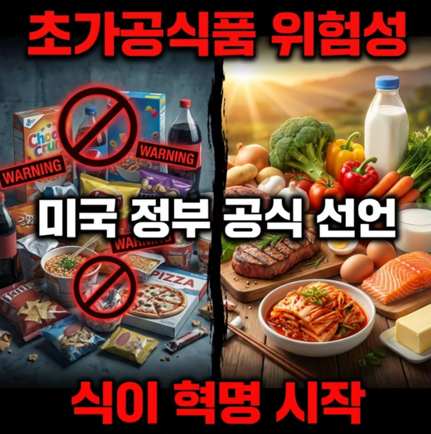 초가공식품 위험성