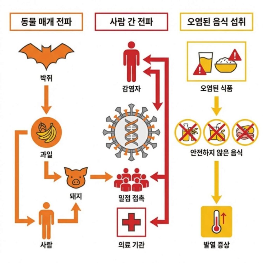 니파바이러스 증상과 예방법