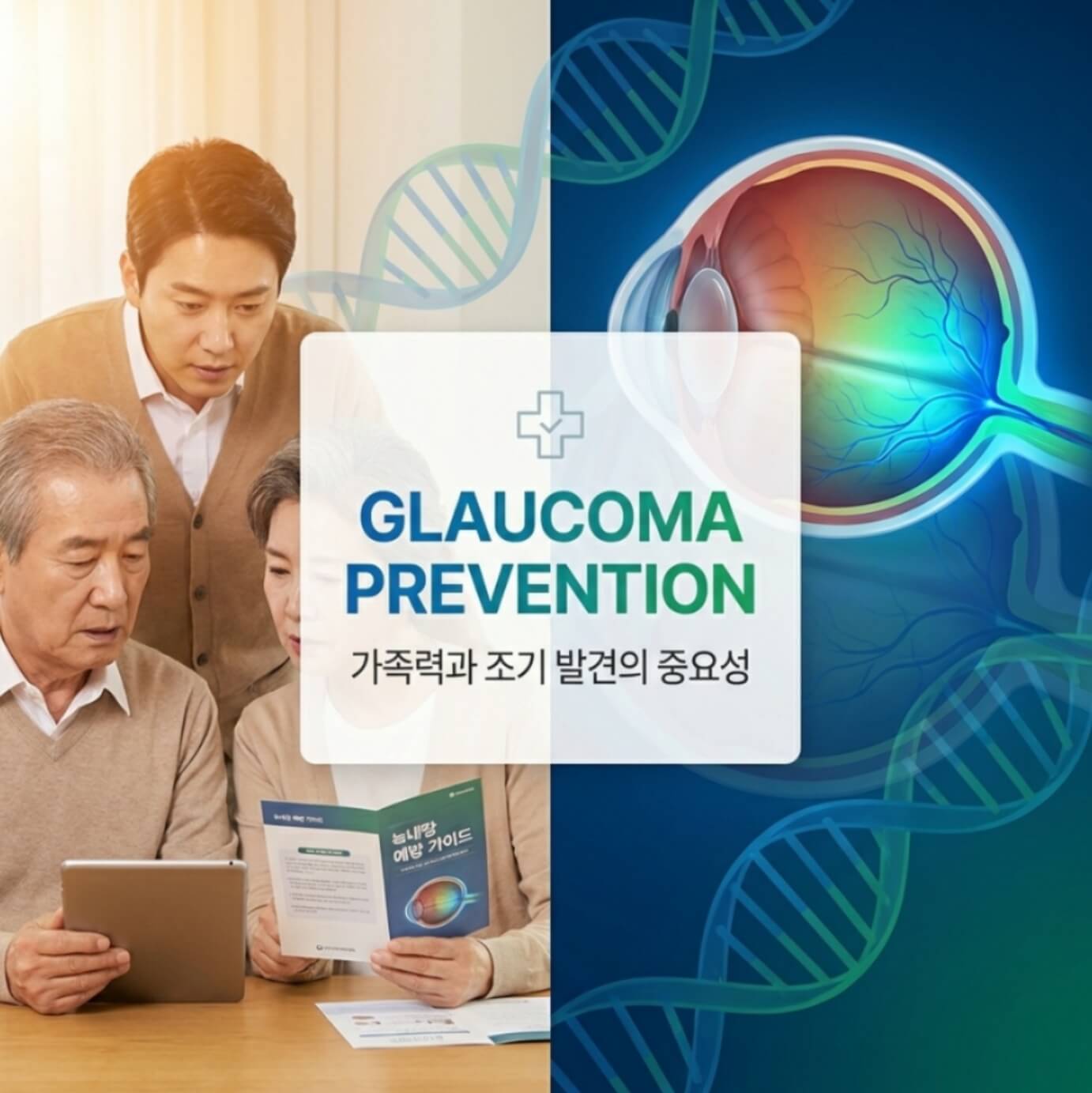 녹내장 예방법 가족력 유전 확률 | 부모님이 녹내장이면 나도?