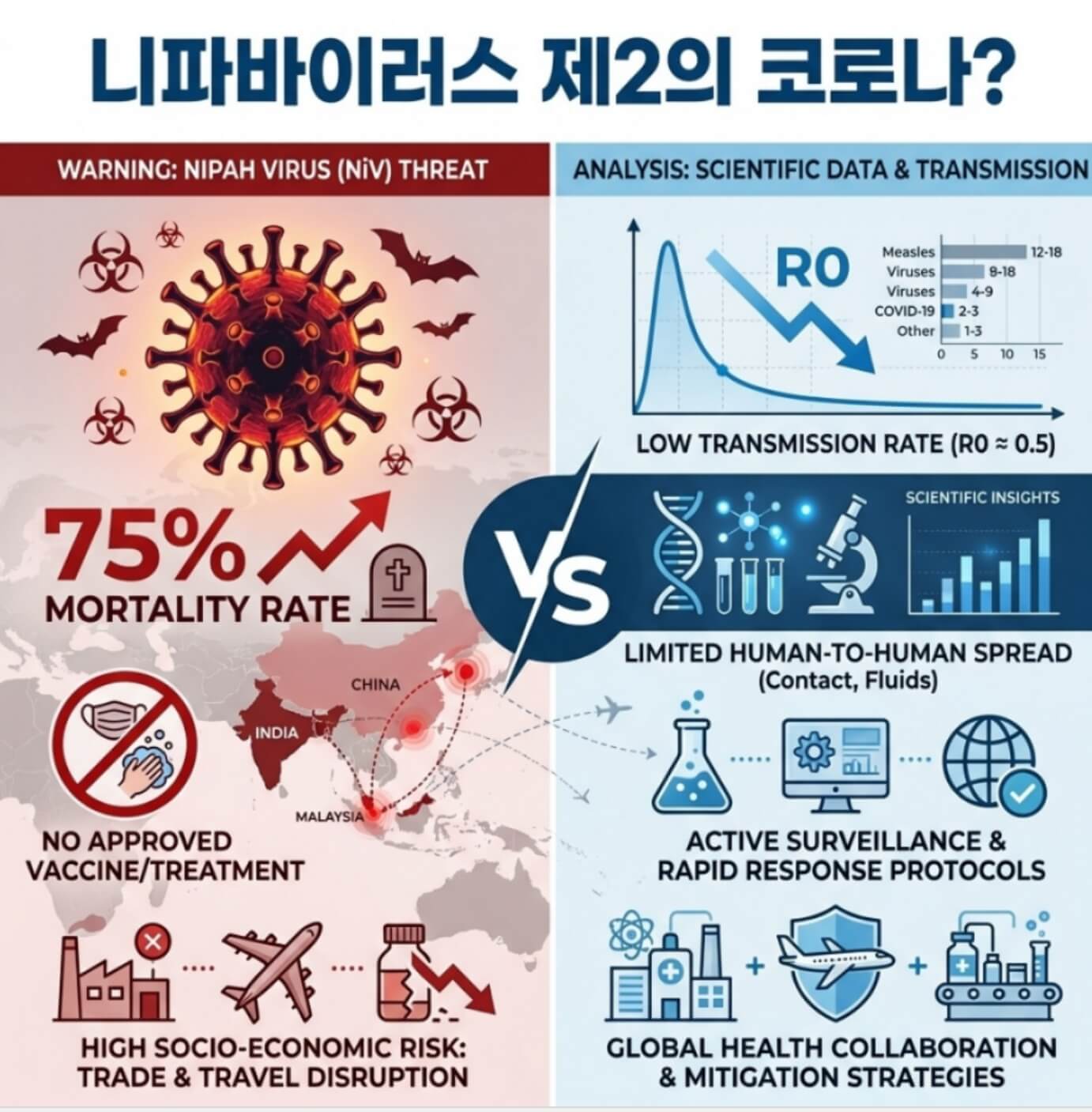 니파바이러스 제2의 코로나