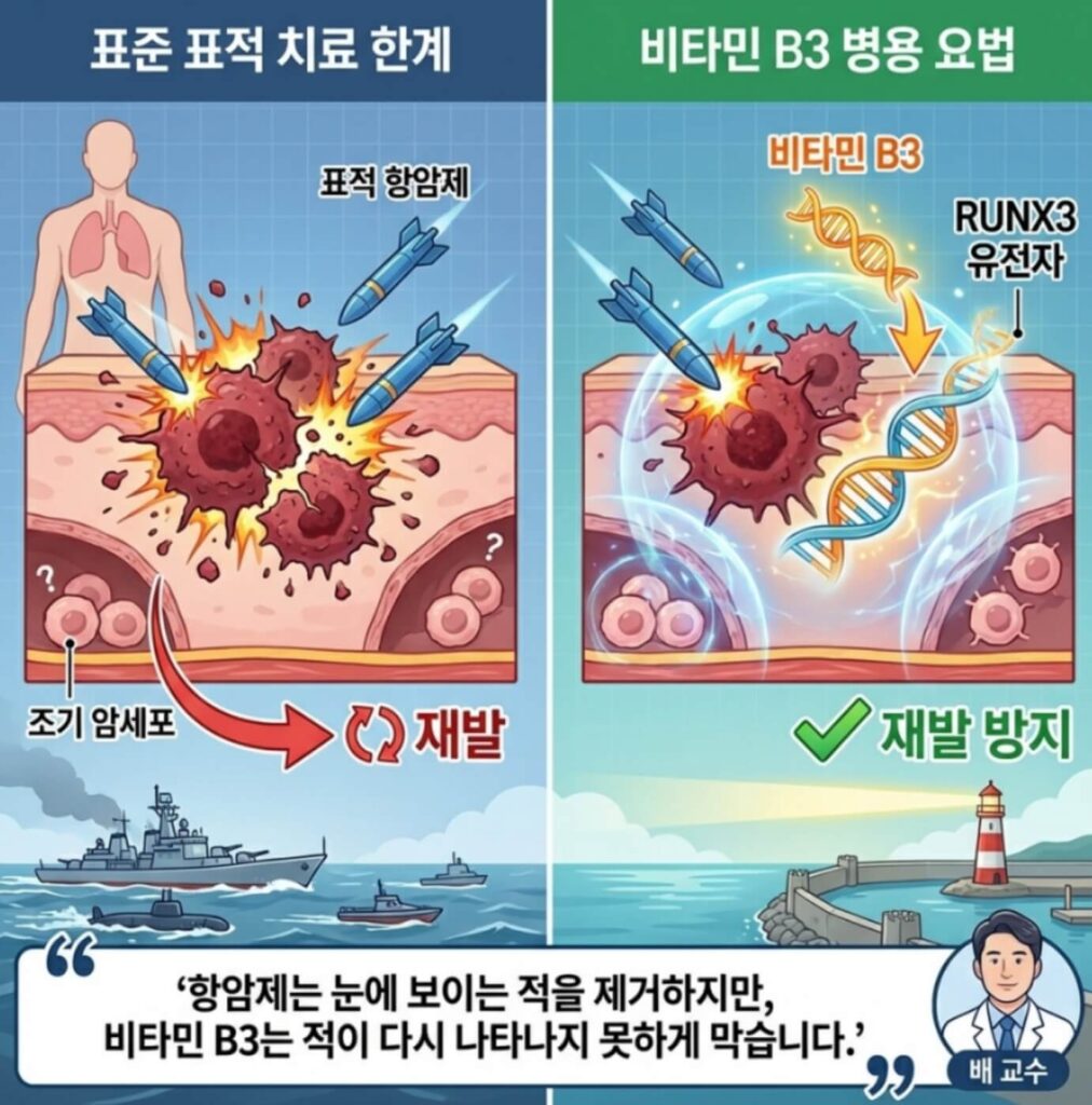 비타민B3 폐암 임상시험