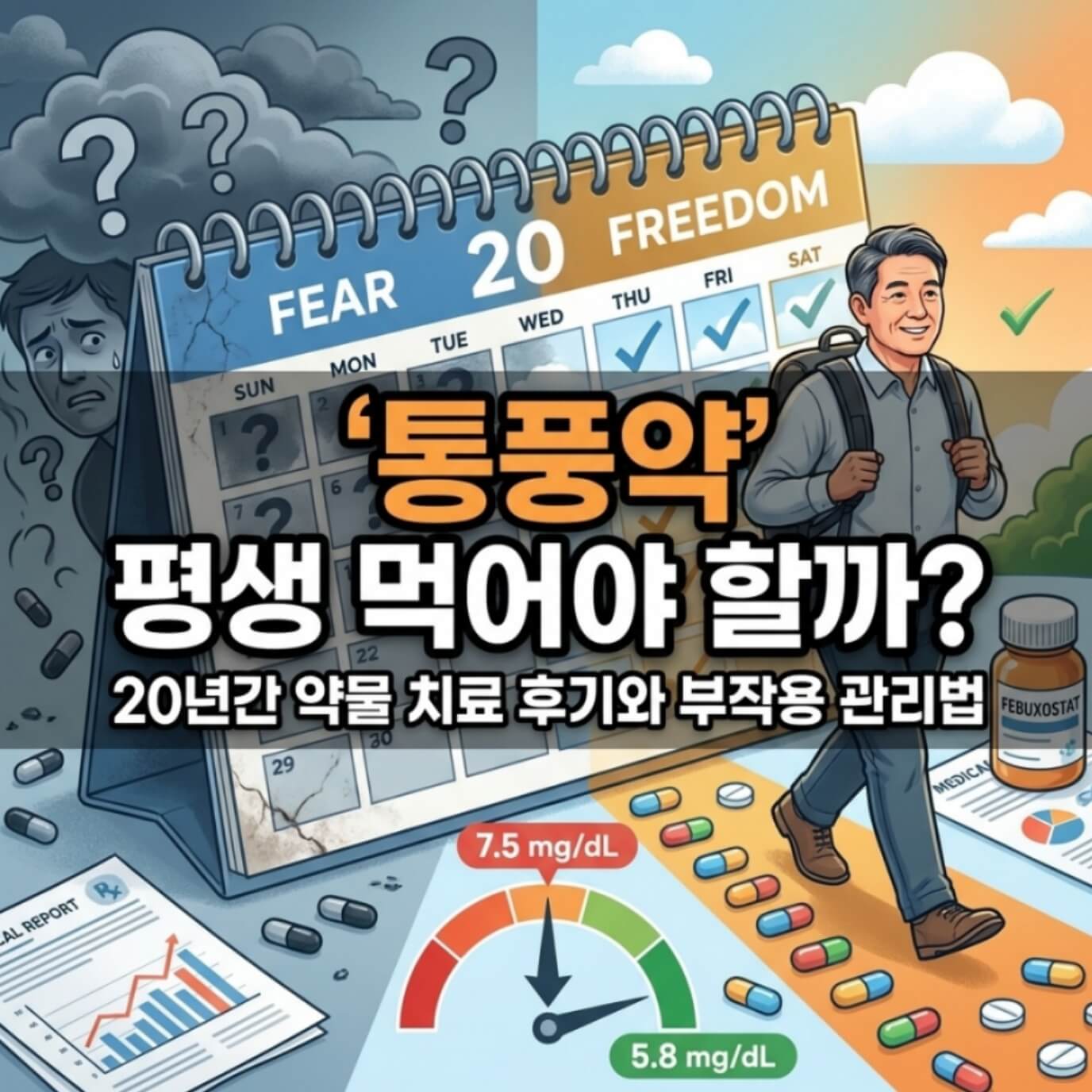 통풍약 평생