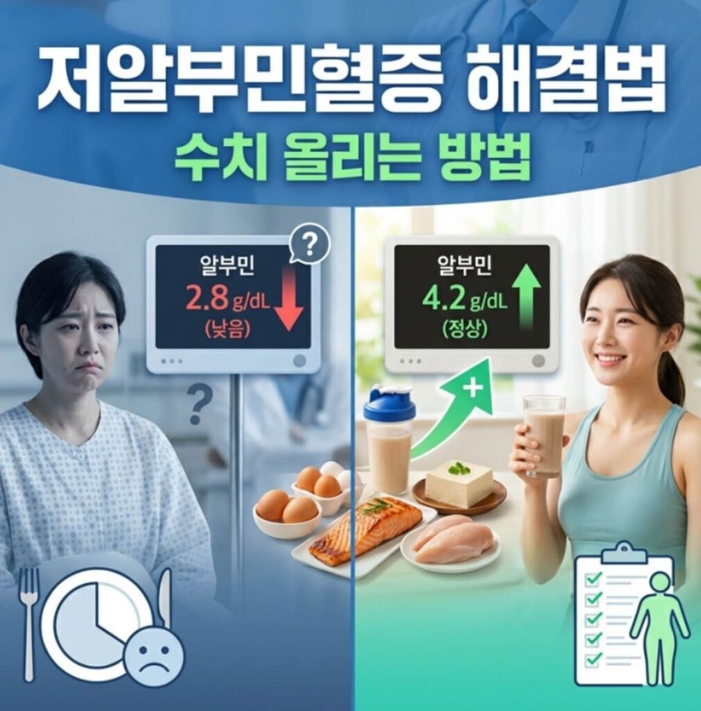 알부민 수치 낮으면 나타나는 증상 7가지와 해결법