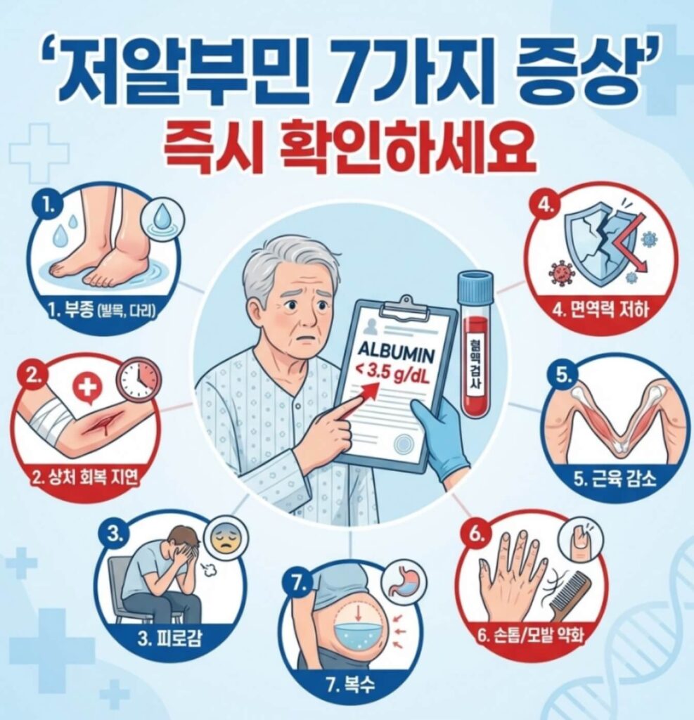 알부민 수치 낮으면