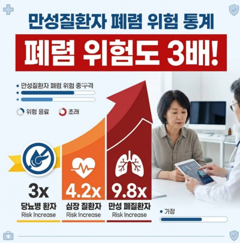 만성질환자 폐렴