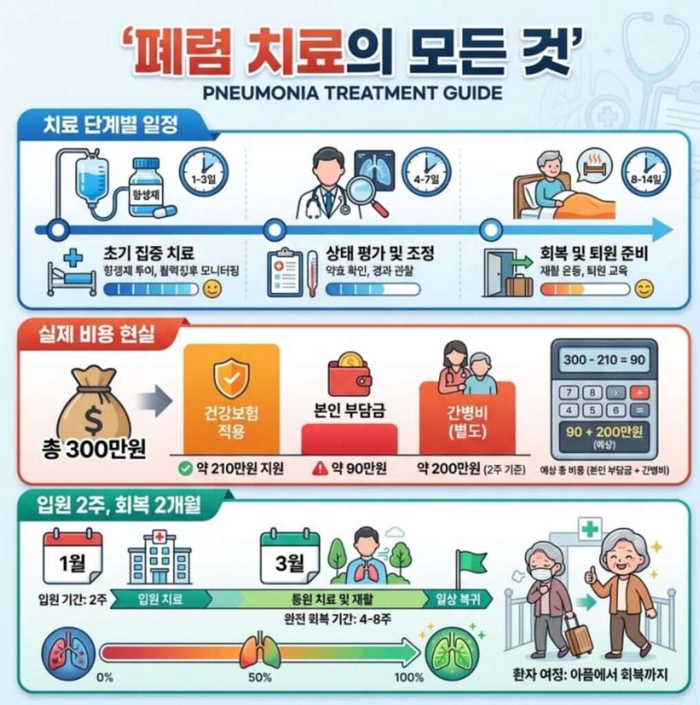 폐렴 치료 과정