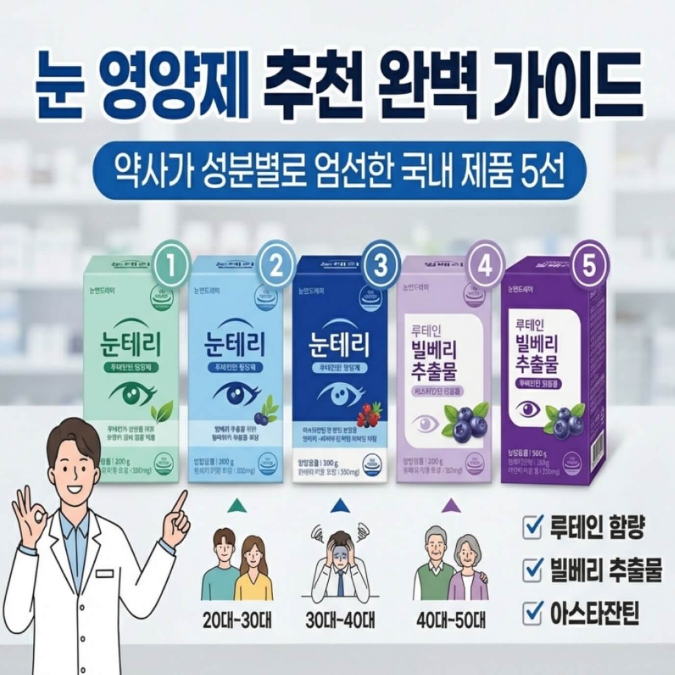 눈 영양제 추천