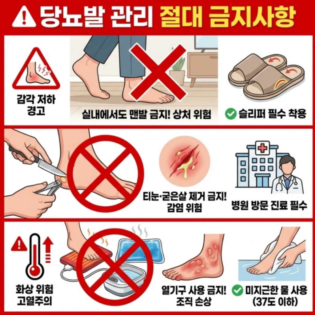 당뇨발 관리법
