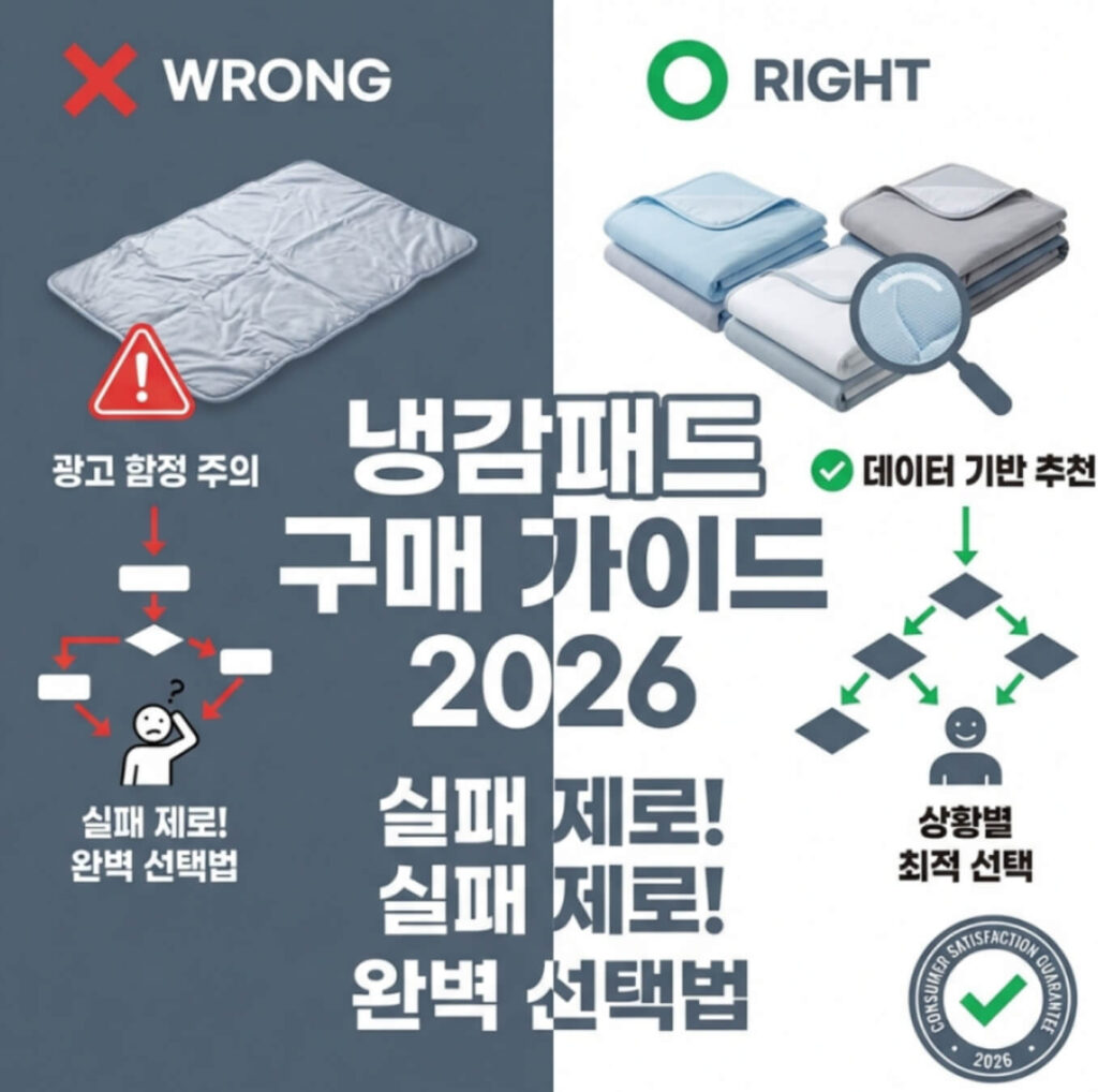 냉감패드 추천 2026