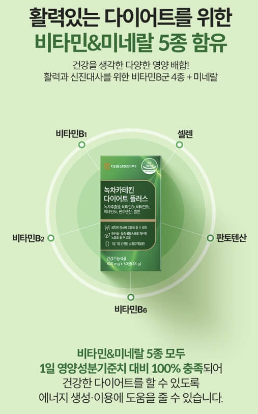 녹차카테킨 다이어트 플러스