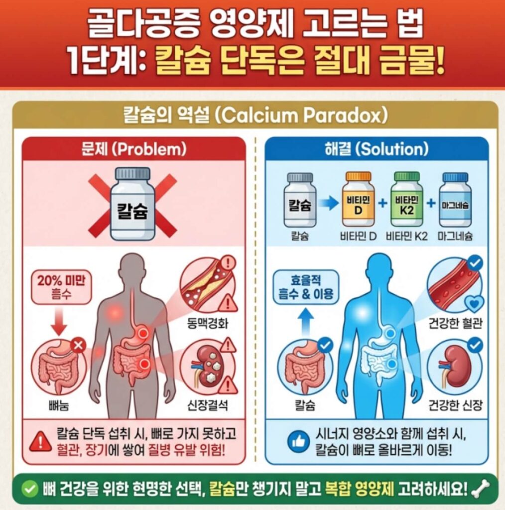 골다공증 영양제 고르는 법