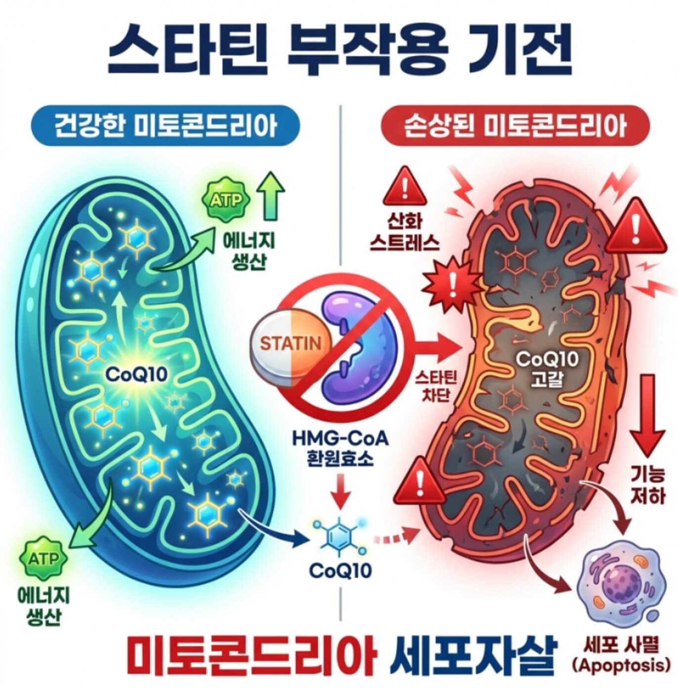 스타틴 부작용 기전