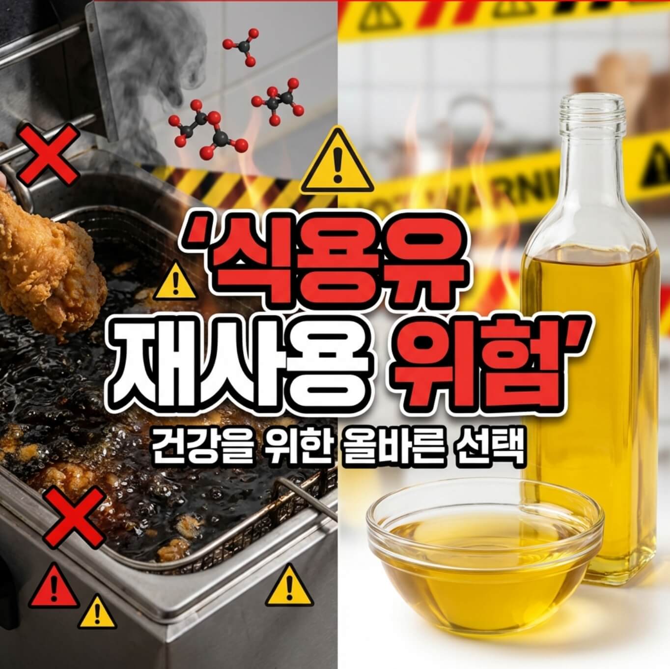 식용유 재사용 위험성