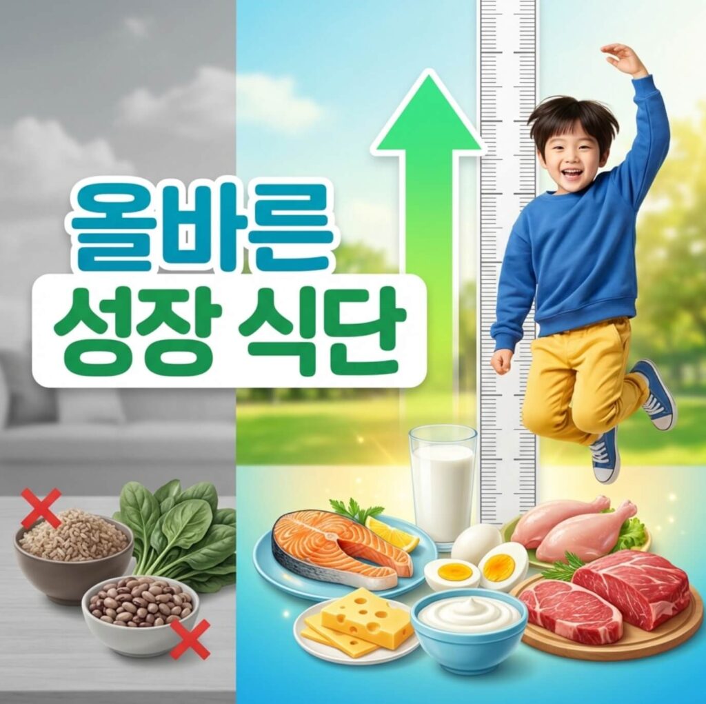 어린이 키 성장