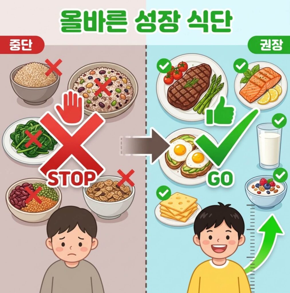 어린이 키 성장