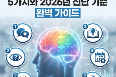 아스퍼거 증후군 특징 5가지와 2026년 진단 기준 완벽 가이드