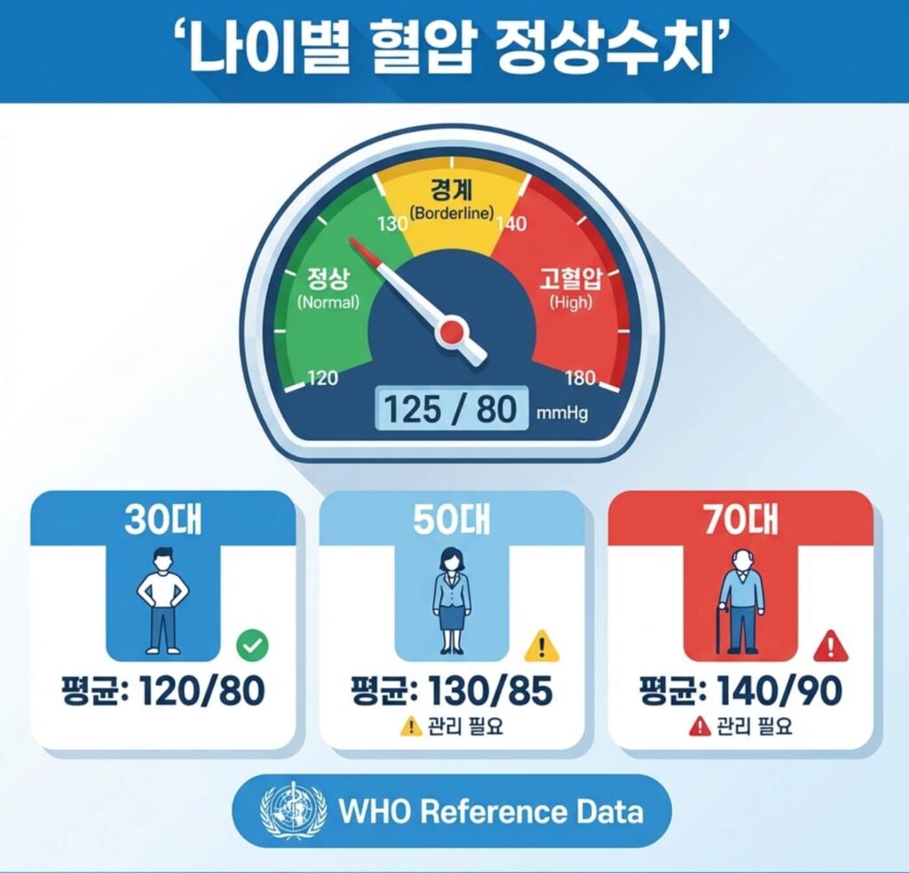 혈압 정상수치 범위