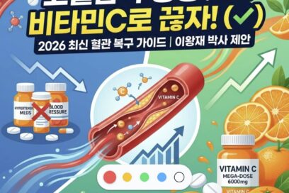 고혈압약 비타민C로 끊을 수 있을까? 2026년 혈관 관리 핵심 가이드