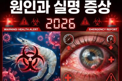 중국 미스테리 눈병 원인과 실명 증상: 2026 새우 바이러스 주의보