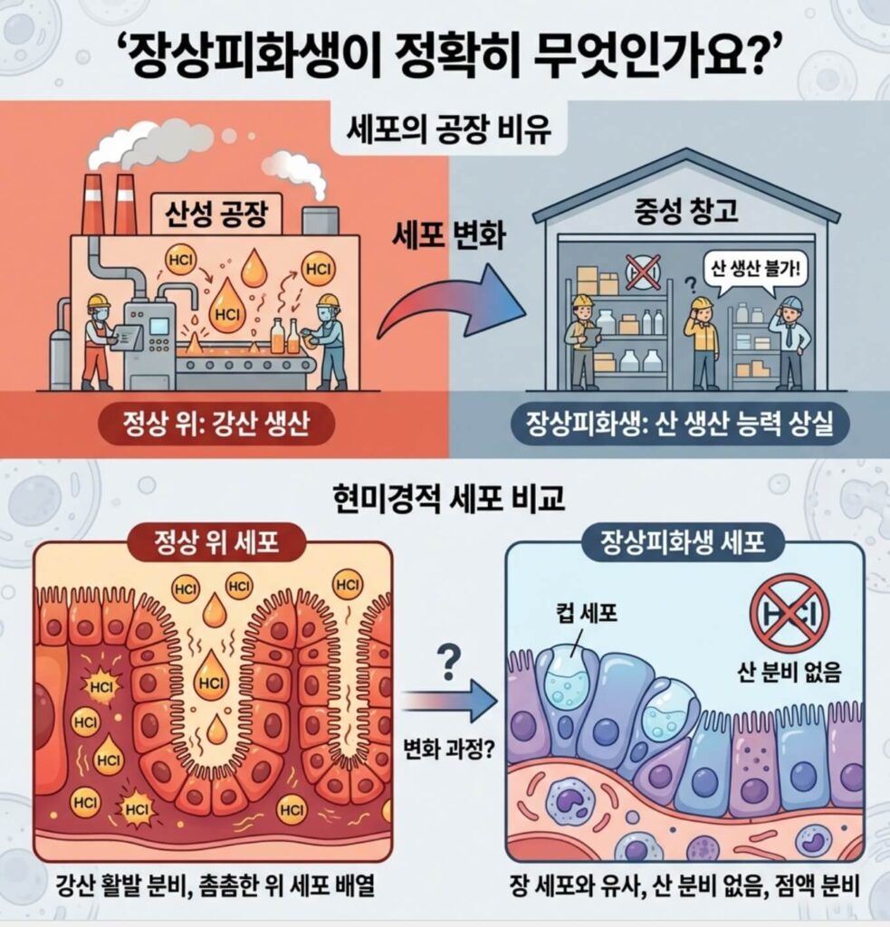 장상피화생 증상