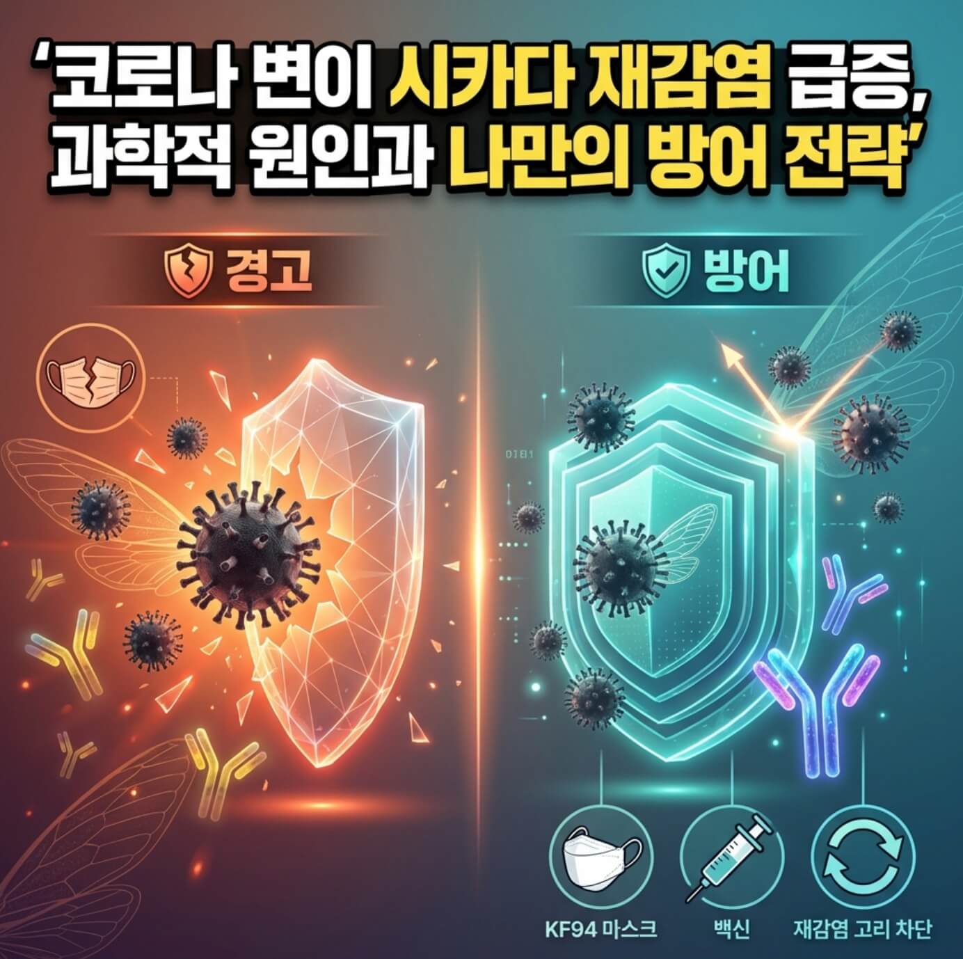 코로나 변이 시카다