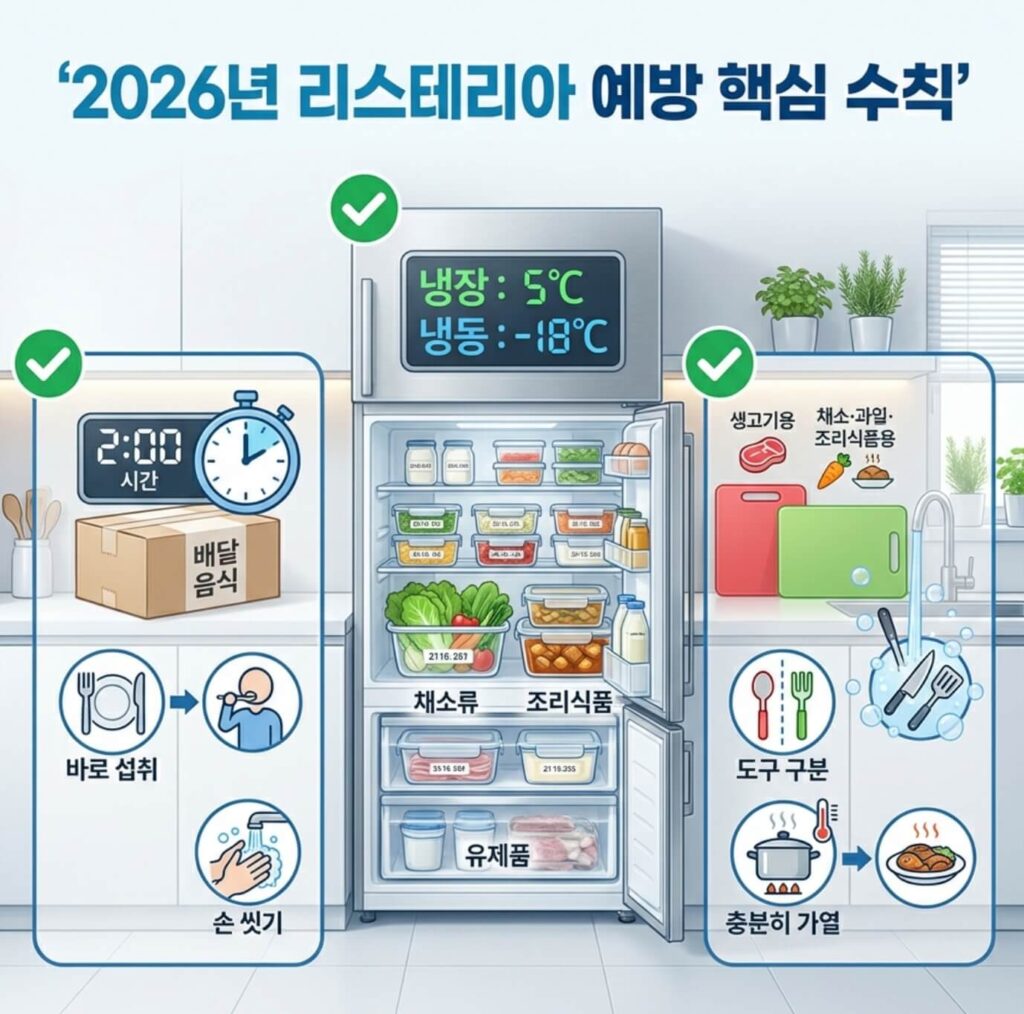 리스테리아 예방