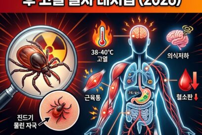 sfts 증상 5가지와 잠복기: 진드기 물린 후 고열 설사 대처법 (2026)