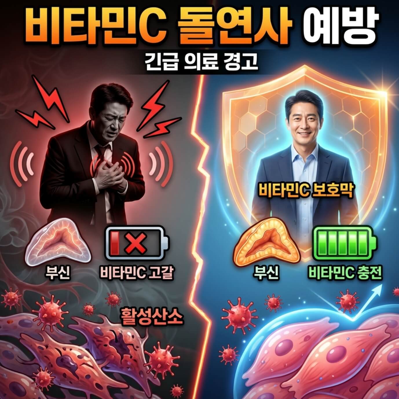 비타민C 돌연사