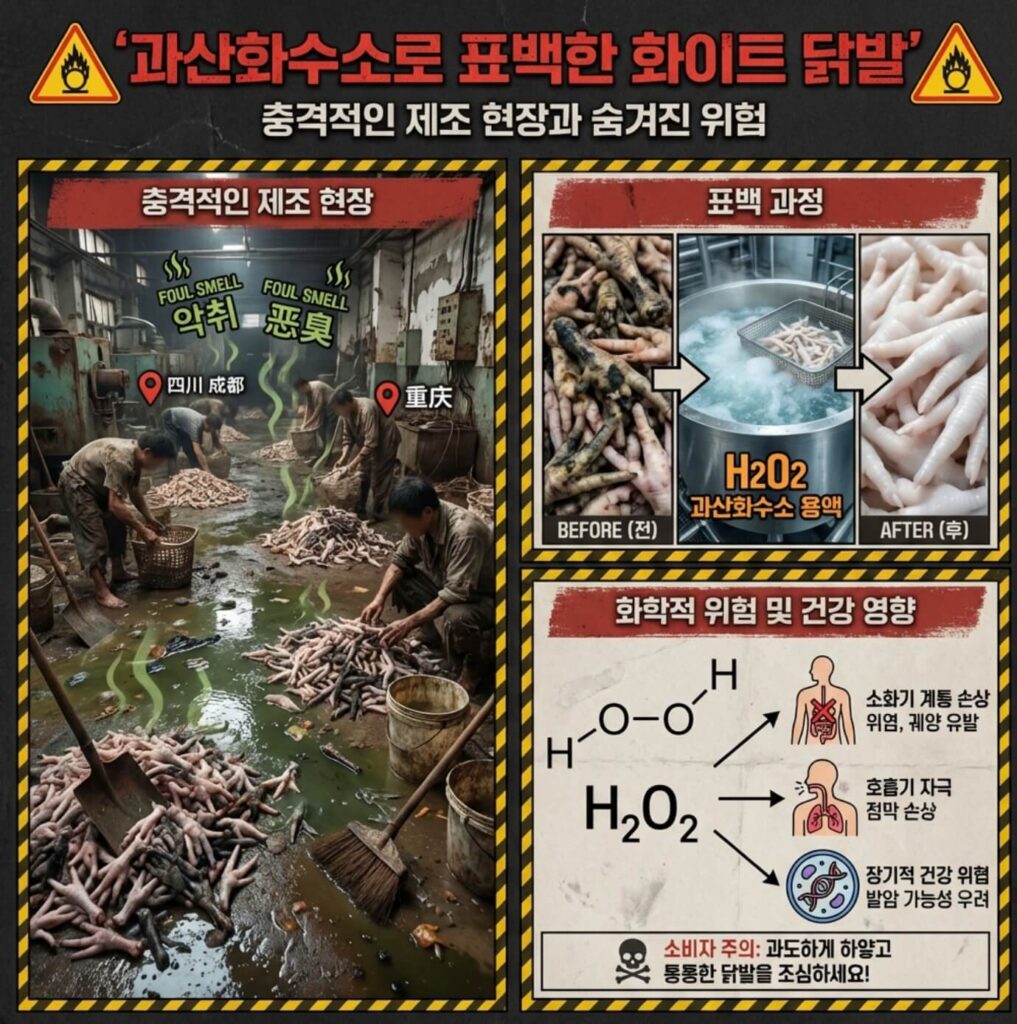 중국 위험한 음식