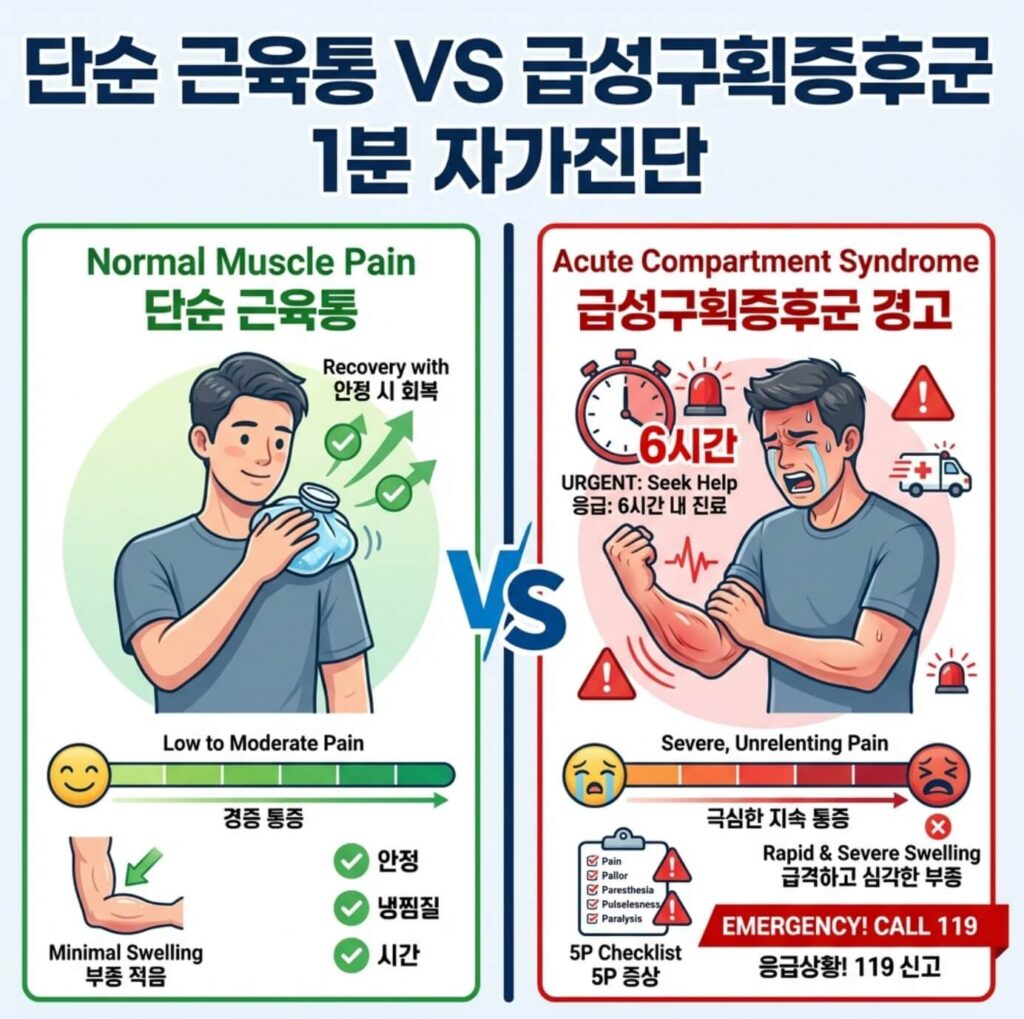 급성구획증후군 자가진단