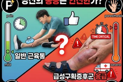 단순 근육통 vs 급성구획증후군, 어떻게 다를까?
