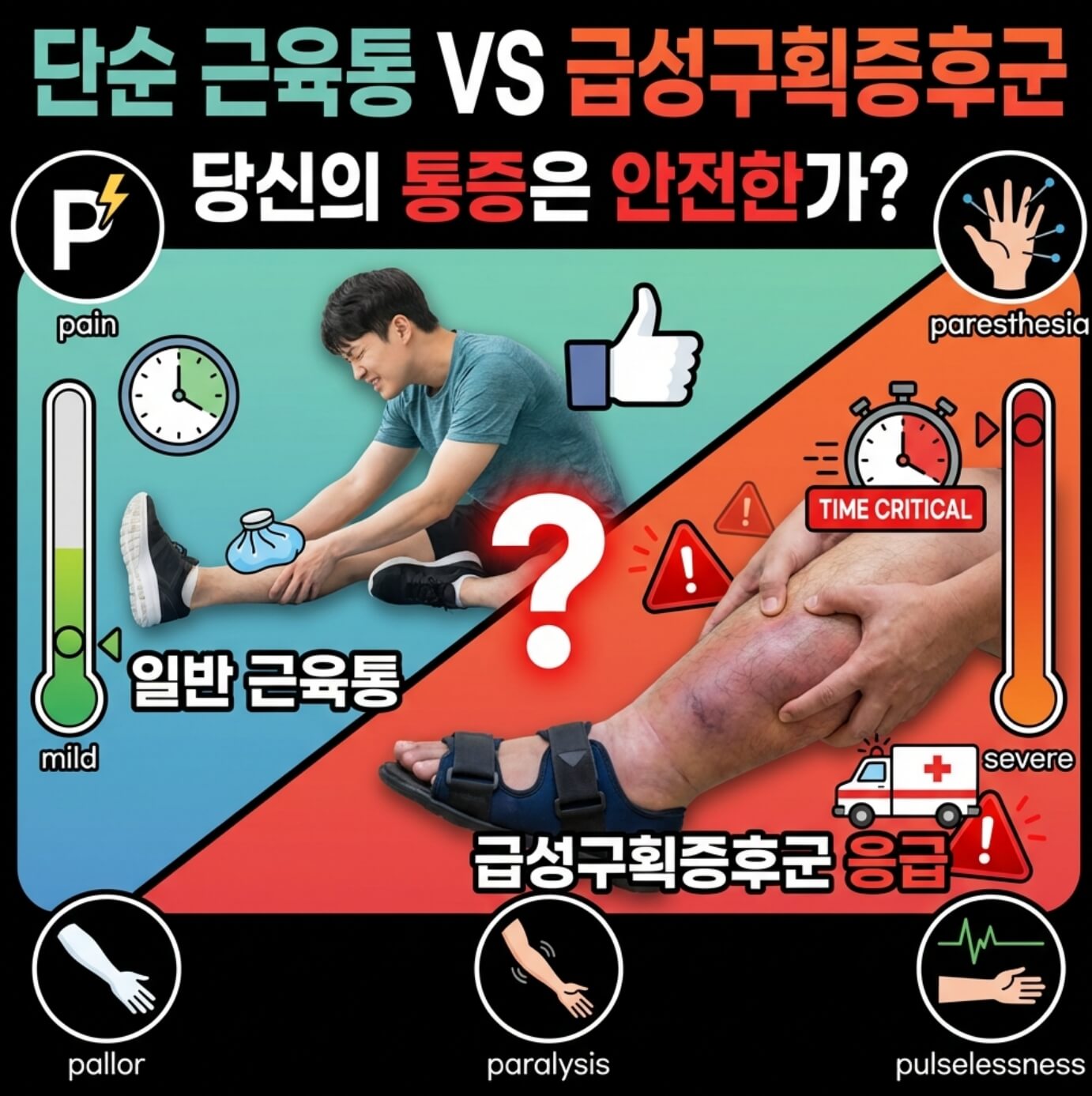 급성구획증후군 자가진단