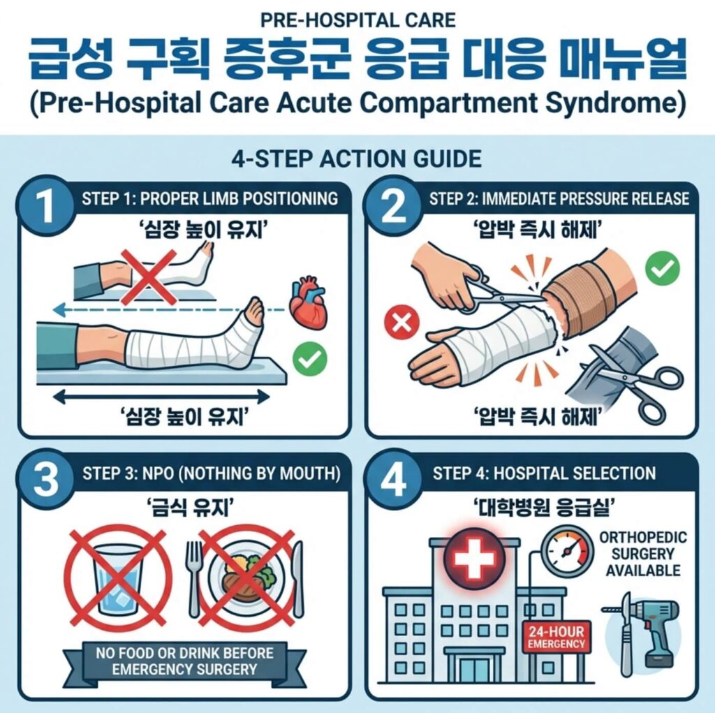 급성구획증후군 응급 대응 매뉴얼