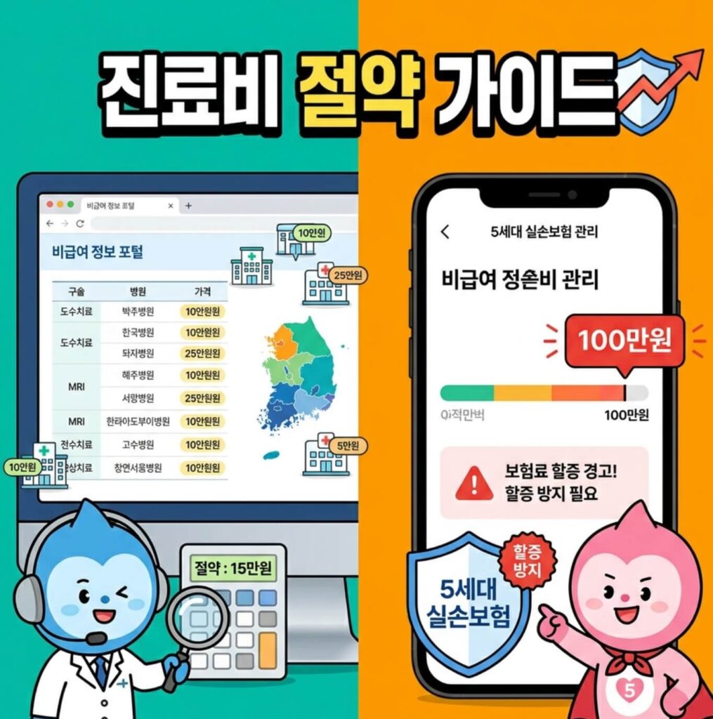 비급여 정보 포털 이용 방법