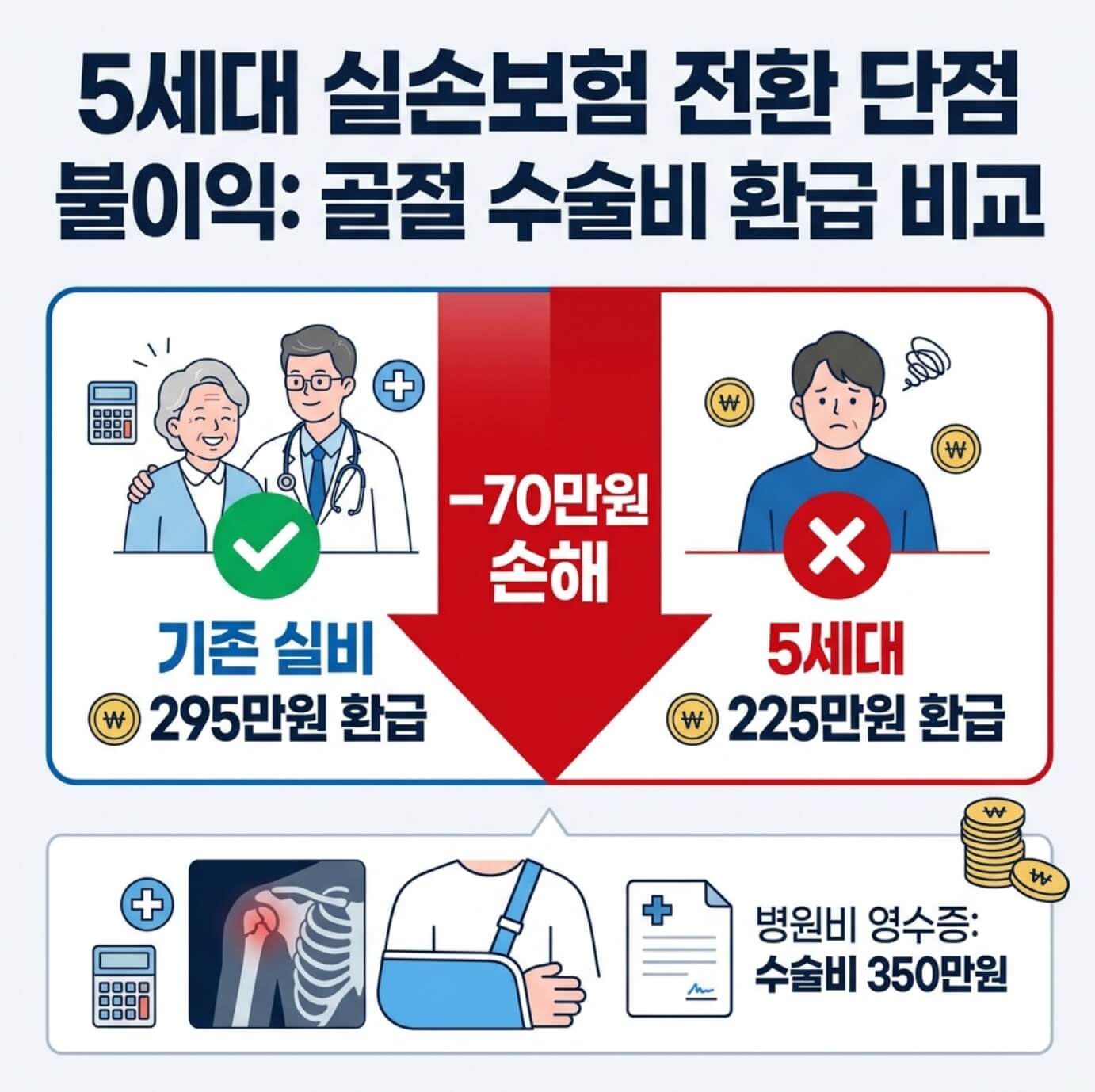 5세대 실손보험 단점 불이익