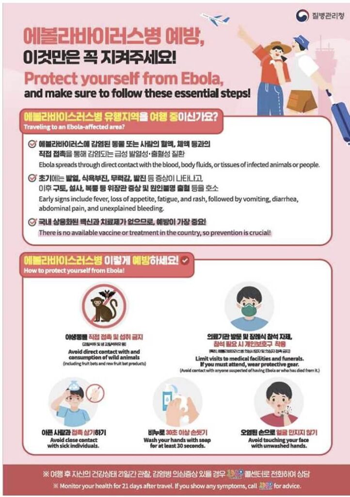 에볼라 바이러스 국내 유입