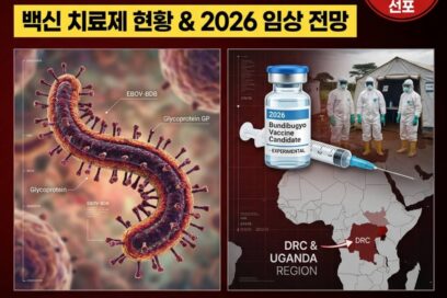 분디부조 변종 에볼라 바이러스 백신 치료제 현황 및 2026 임상 전망