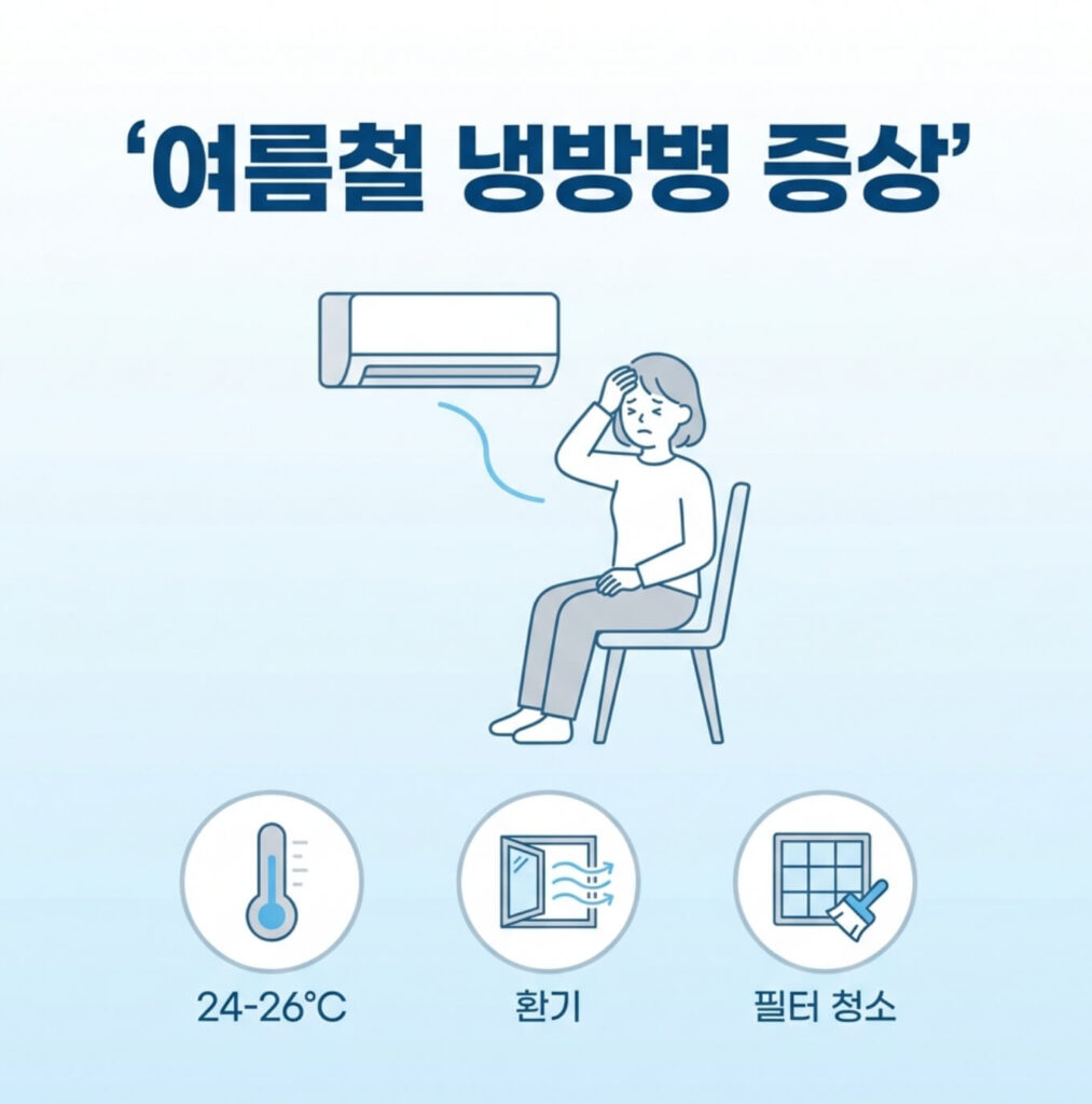 여름철 냉방병 증상