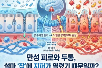 만성 피로와 두통, 설마 ‘장’에 지퍼가 열렸기 때문일까? 장 누수 증후군 원인