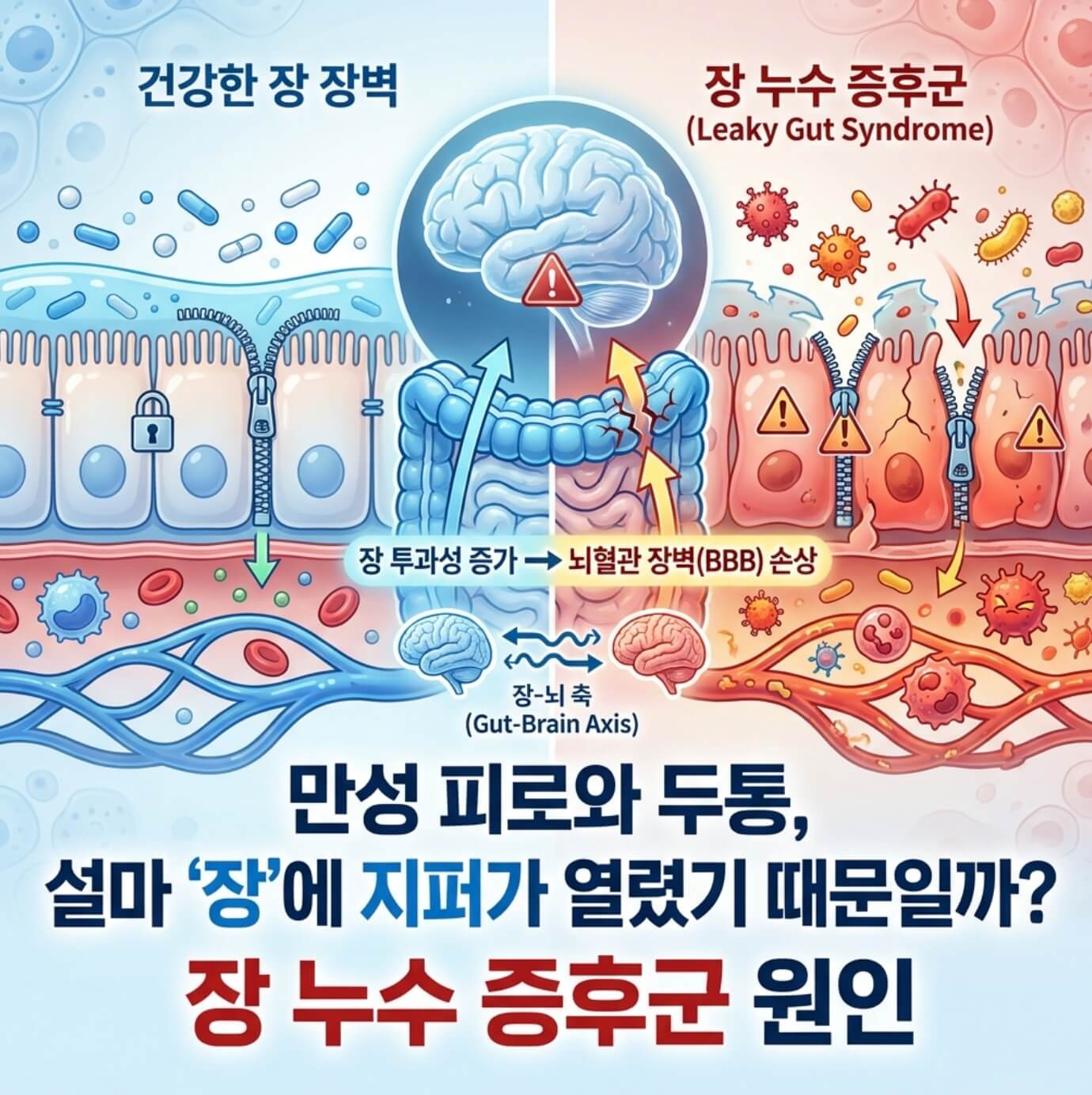 장 누수 증후군 원인