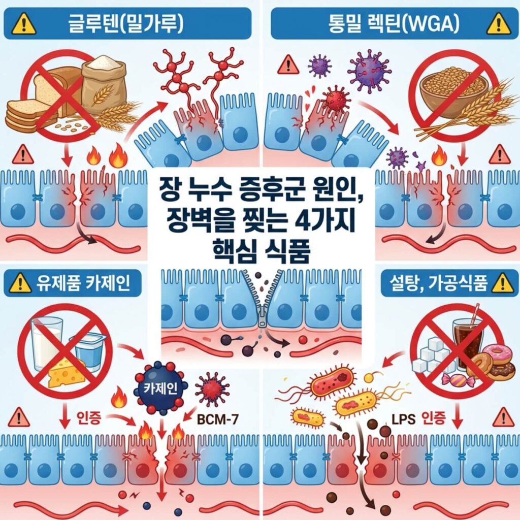 장 누수 증후군 원인
