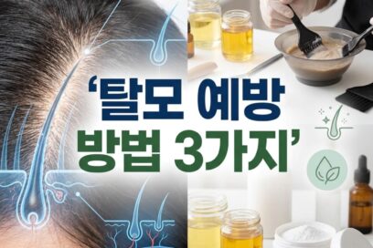 탈모 예방 방법 3가지와 염색할 때 모발 손상 줄이는 전문가 팁