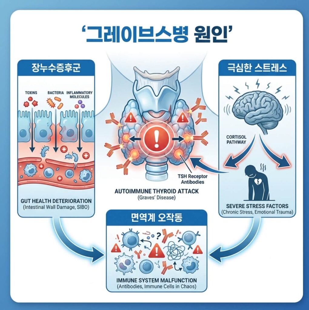 갑상선 기능 항진증 원인