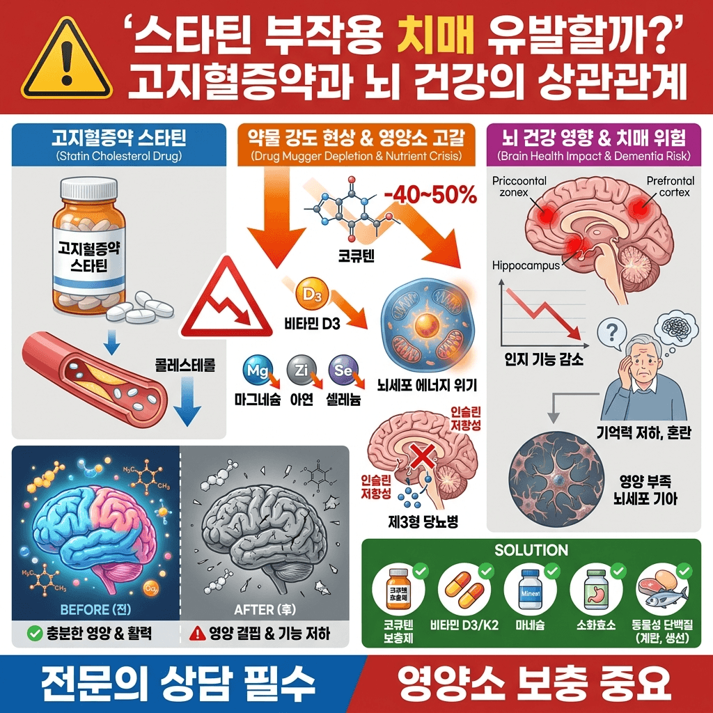 스타틴 부작용 치매