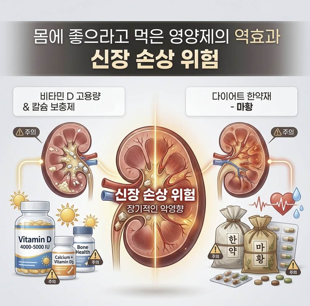 신장을 망가뜨리는 약